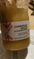 Compote de pomme allégée en sucre