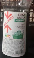 Sirop saveur menthe