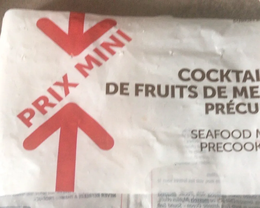Cocktail de fruits de mer