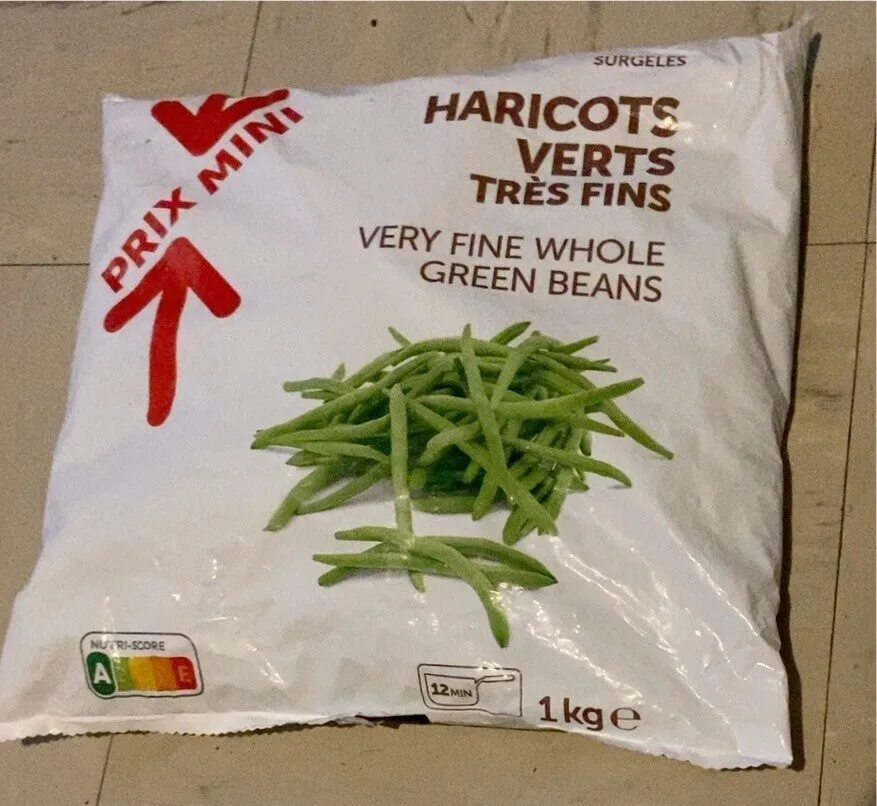 Haricots très fins