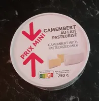 Camembert au lait pasteurisé