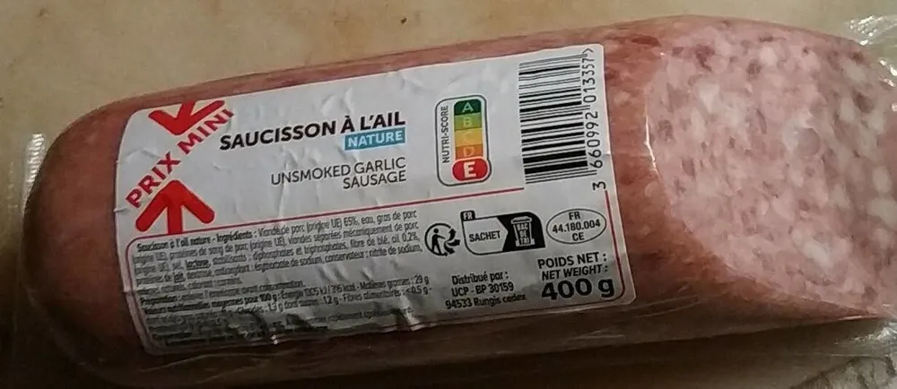 Saucisson a l’ail