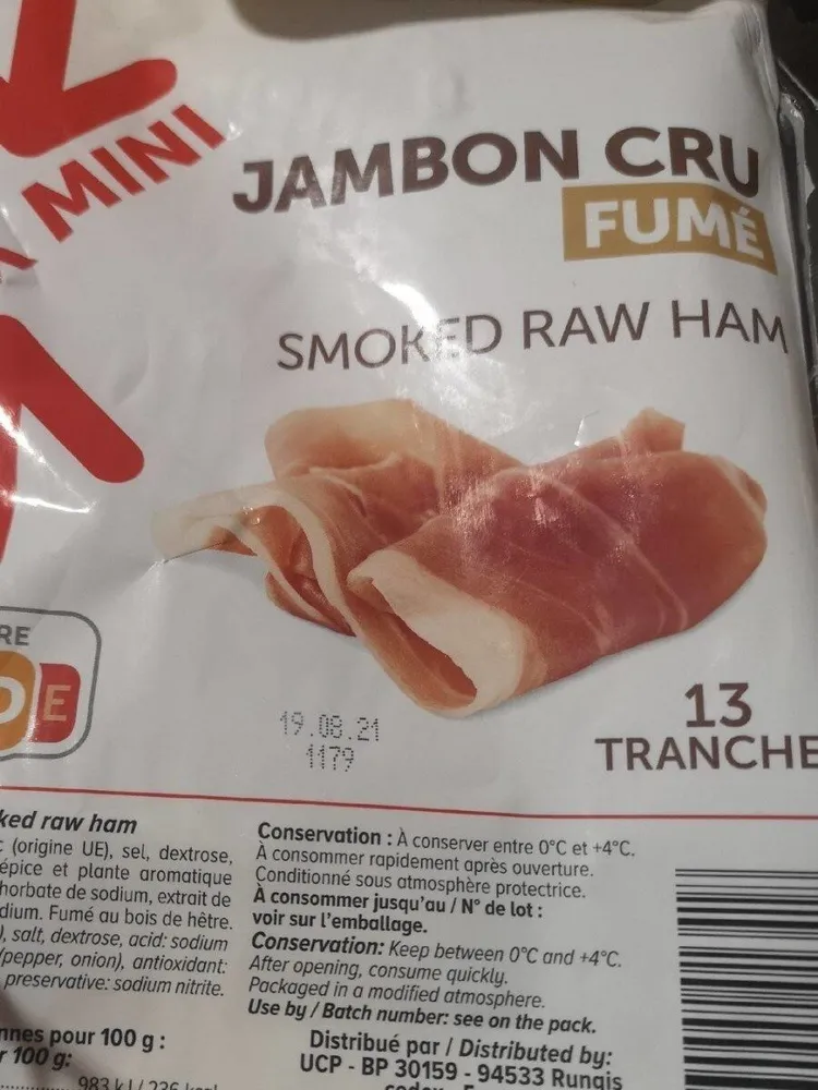 Jambon cru fumé