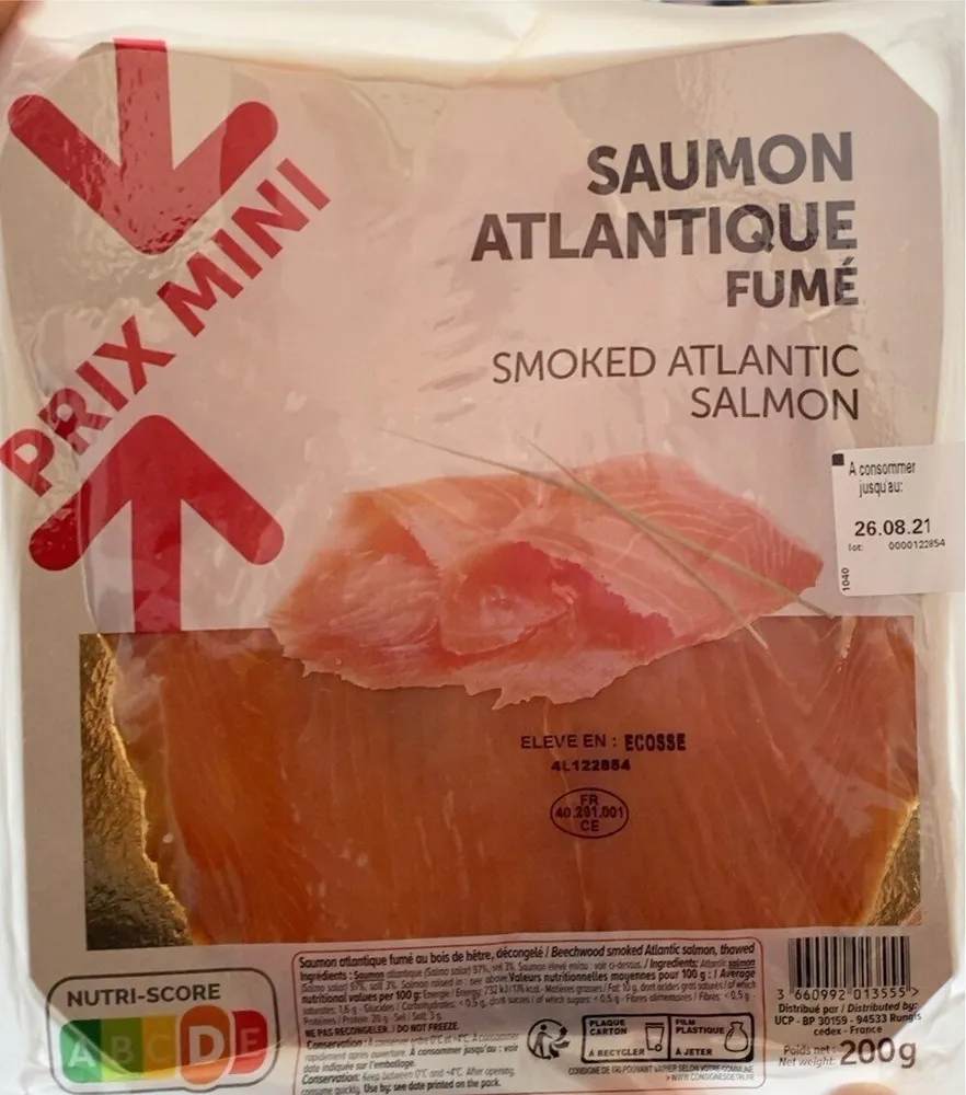 Saumon Atlantique fumé