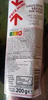 Saucisse sèche  pur porc