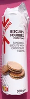 Biscuits fourrés chocolat