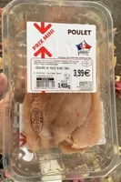 Escalope de poulet blanc fines
