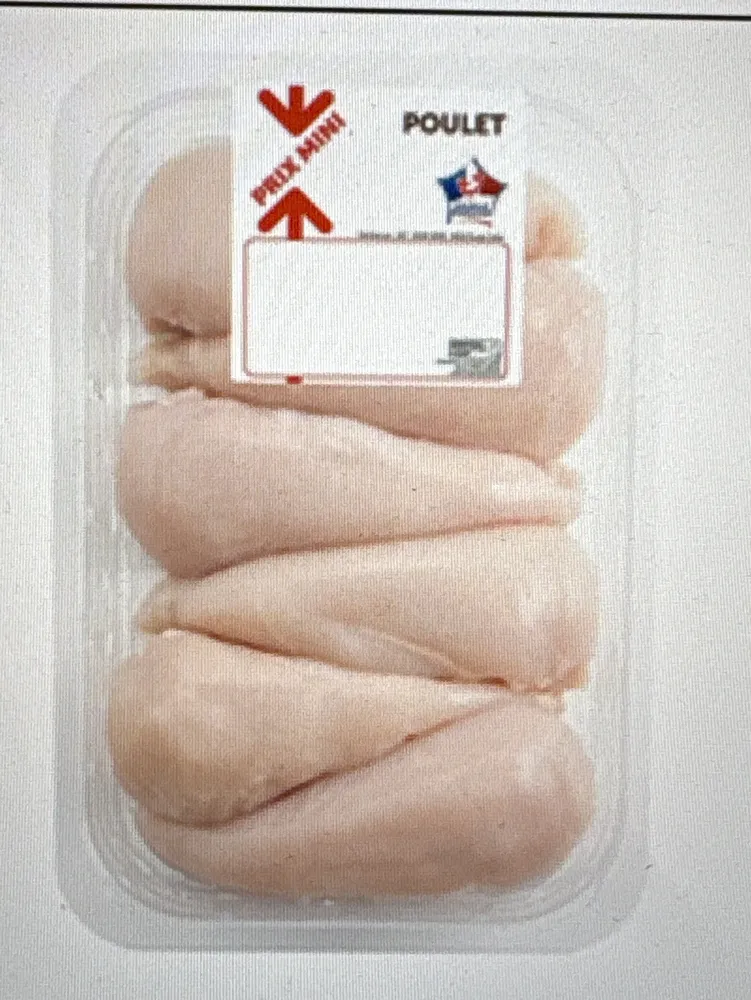 Filets de poulet blanc, 1 kg