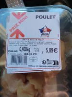 Cubes de filets de poulet
