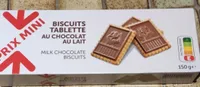 Biscuits tablette au chocolat au lait