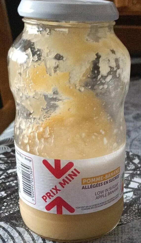 Compote pomme banane