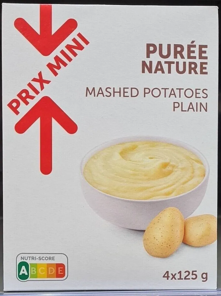 Purée nature prix mini U