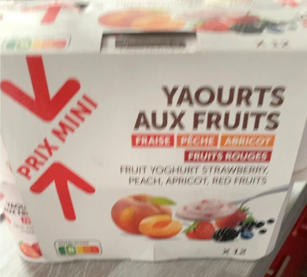 Yaourts aux fruits