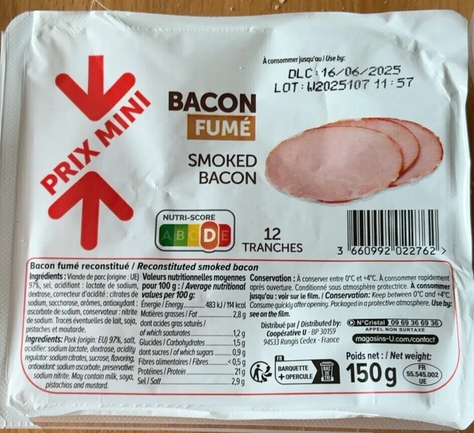 BACON FUMÉ / SMOKED BACON