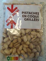 Pistaches en coque grillées