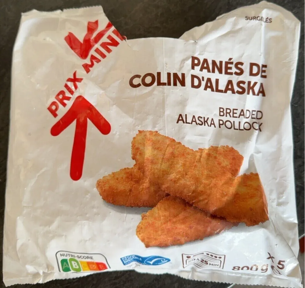 PANÉS DE COLIN D'ALASKA