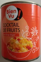 Cocktail de fruits au sirop léger