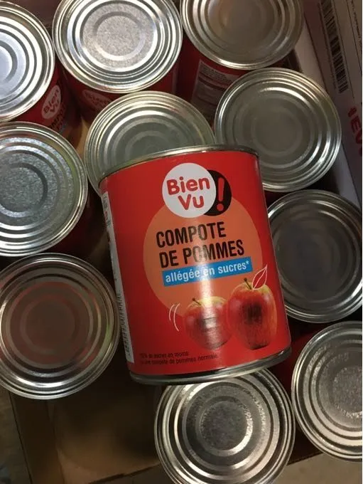 Compote De Pommes Allégée En Sucre Bien Vu,