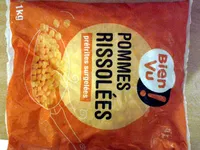 Pommes rissolées préfrites surgelées