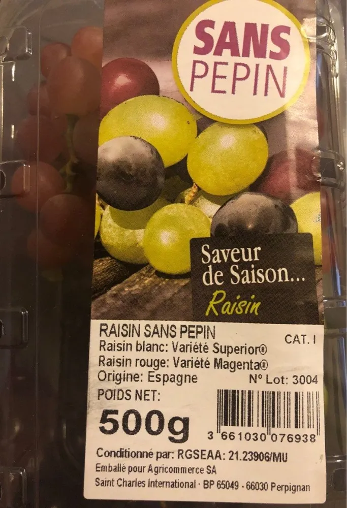 Raisin sans pépin