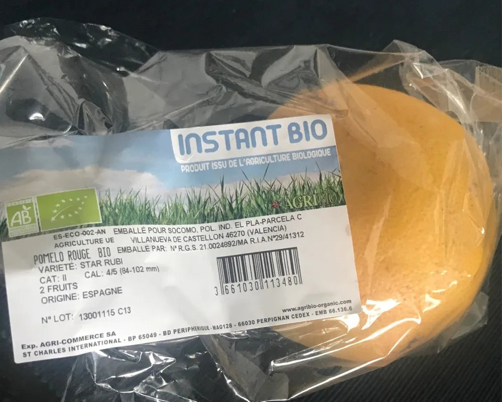 Pomelo rouge BIO