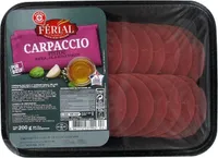 Carpaccio de boeuf et sa marinade de pistou 18 tranches