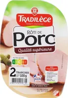 Roti de porc cuit 2 tranches