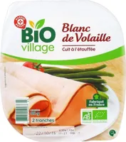 Blanc de volaille bio 2 tranches