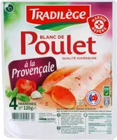 Blancs de poulet à la provencale 4 tranches