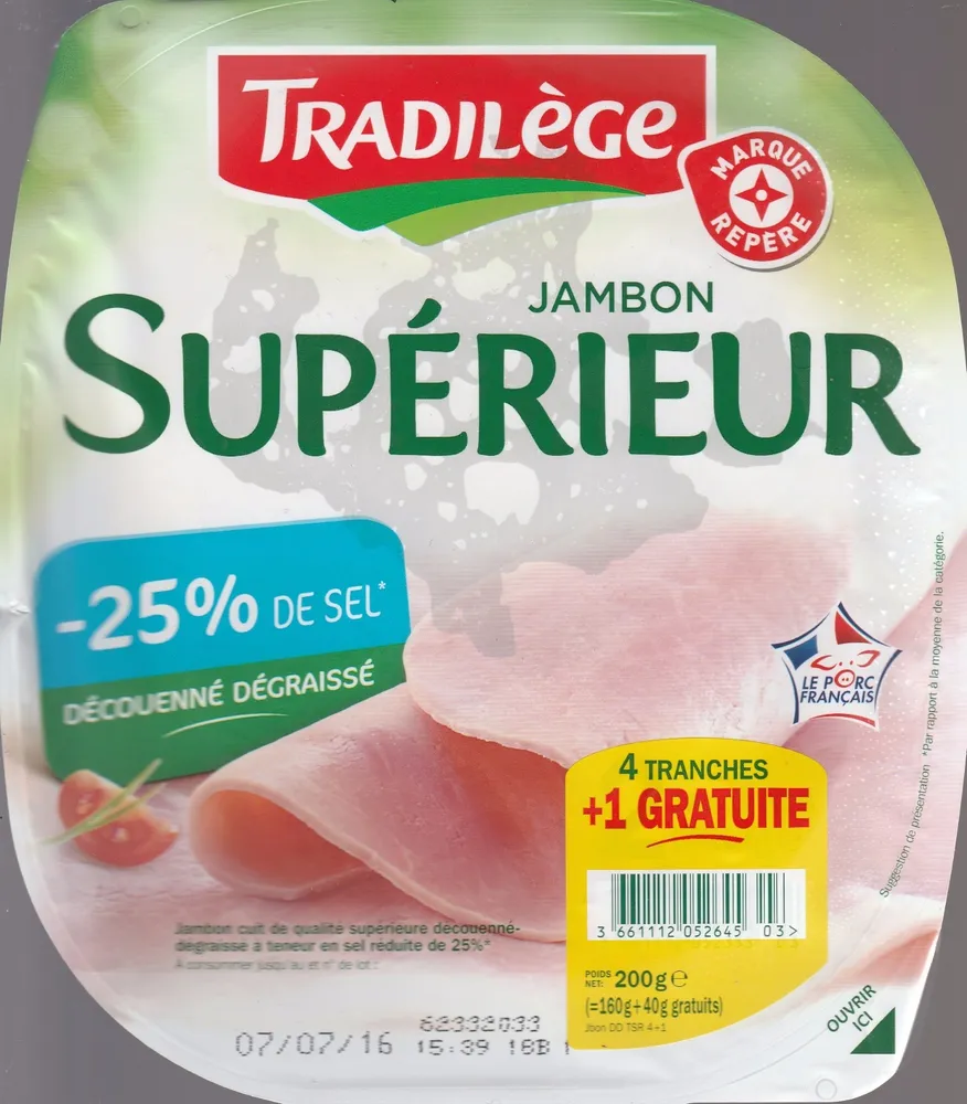 Jambon supérieur