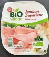 Jambon supérieur sans couenne 4 tranches