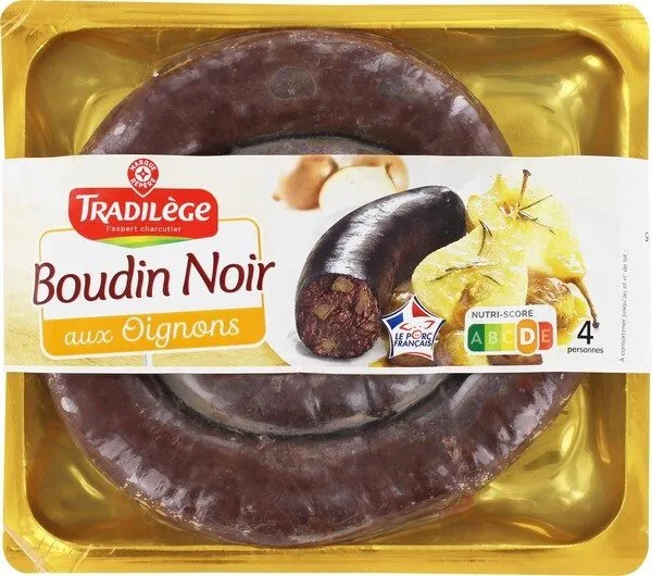 Boudin noir aux oignons