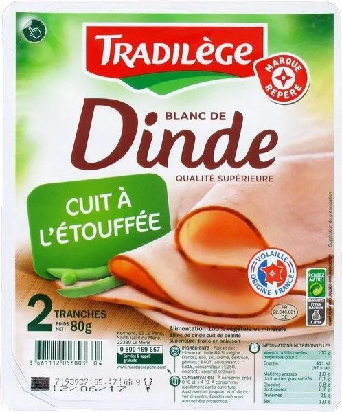 Blancs de dinde 2 tranches
