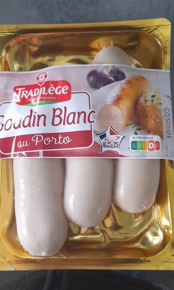 Boudin blanc au porto