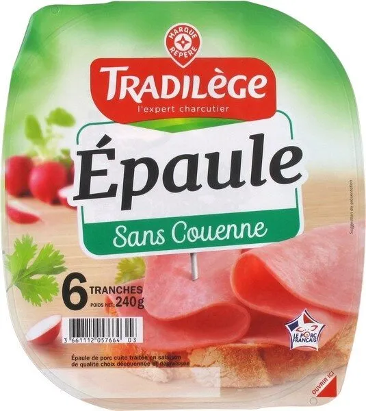 Epaule découennée dégraissée 6 tranches
