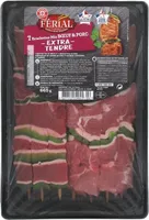 Assortiment de brochettes (4 porc et 3 boeuf) x 7