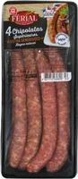 Chipolatas dégustation 'longues' x 4