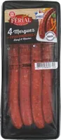 Merguez dégustation 'longues' x 4