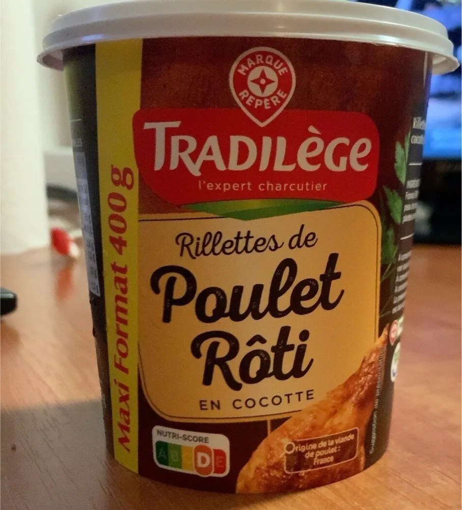 Rillettes de poulet rôti en cocotte