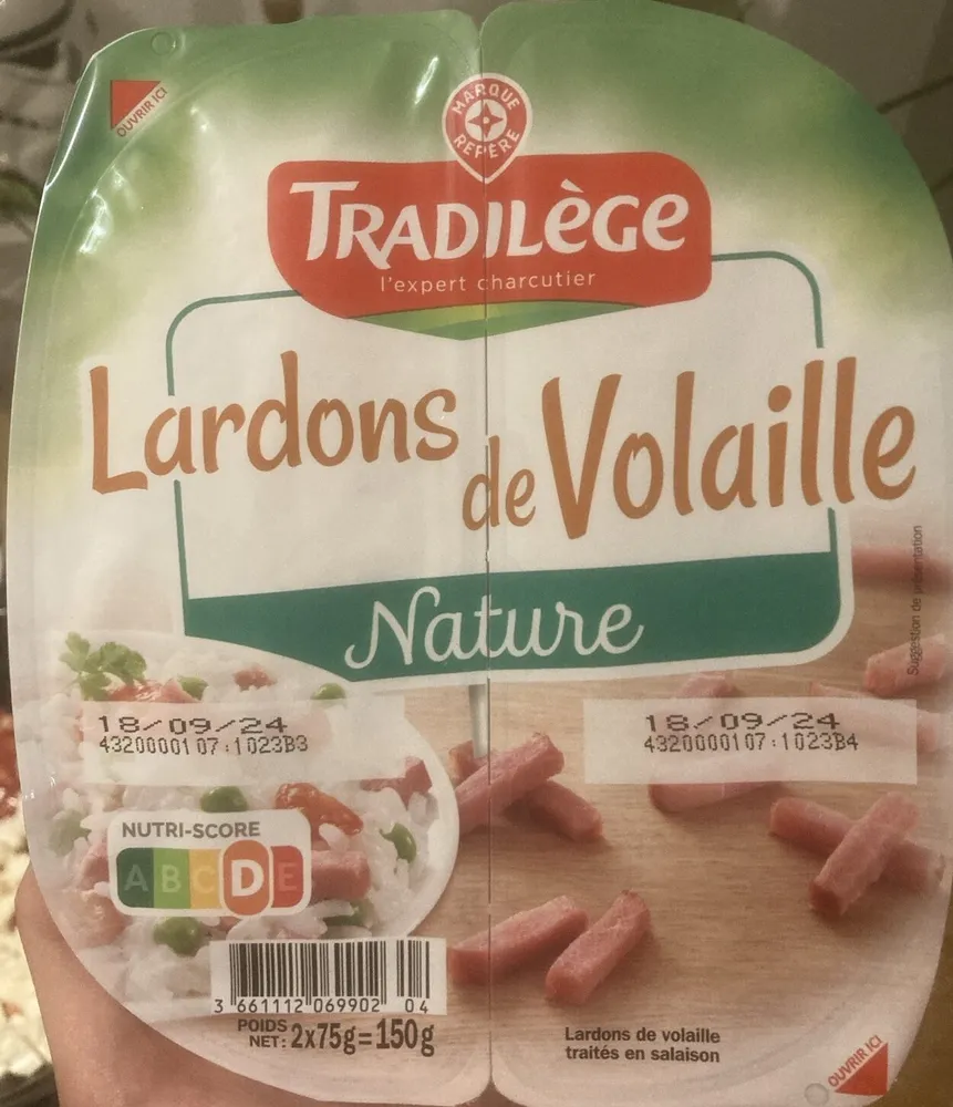 Lardons de volaille nature