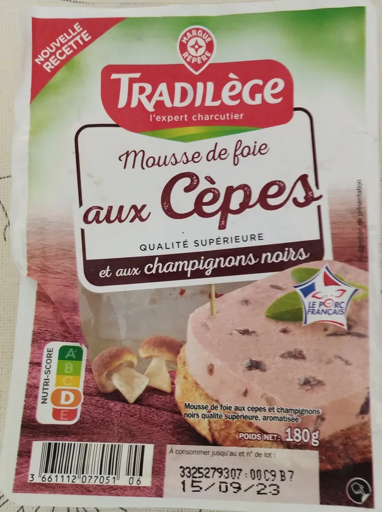 Mousse aux Cèpes et aux Champignons noirs