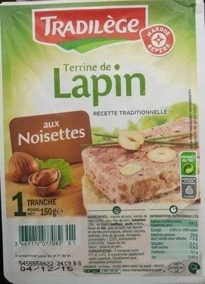 Terrine de lapin aux noisettes