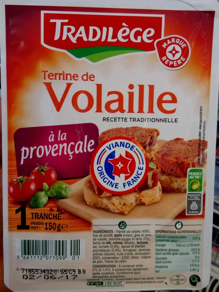 Terrine de volaille à la provençale