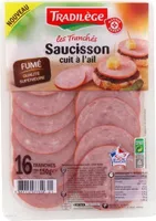 Saucisson ail fumé Tradilège au porc 16tranches