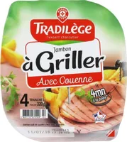 Jambon à griller 4 tranches