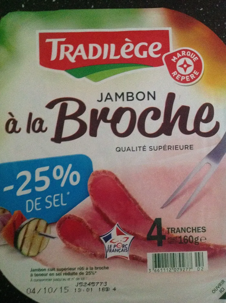 Jambon a la broche (-25% de sel)