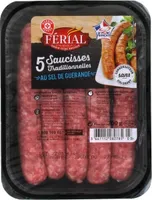 Saucisses traditionnelles au sel de Guérande x 5