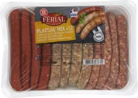 Assortiment : 4 chipolatas + 4 chipolatas aux herbes + 4 merguez
