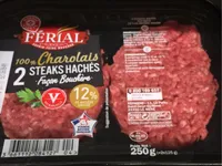 Steaks hachés 100% Charolais façon bouchère