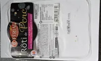 Rôti de porc et sa farce avec foie gras figues et raisin